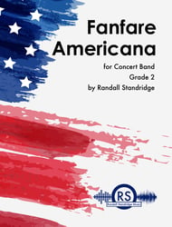 Fanfare Americana Concert Band sheet music cover Thumbnail